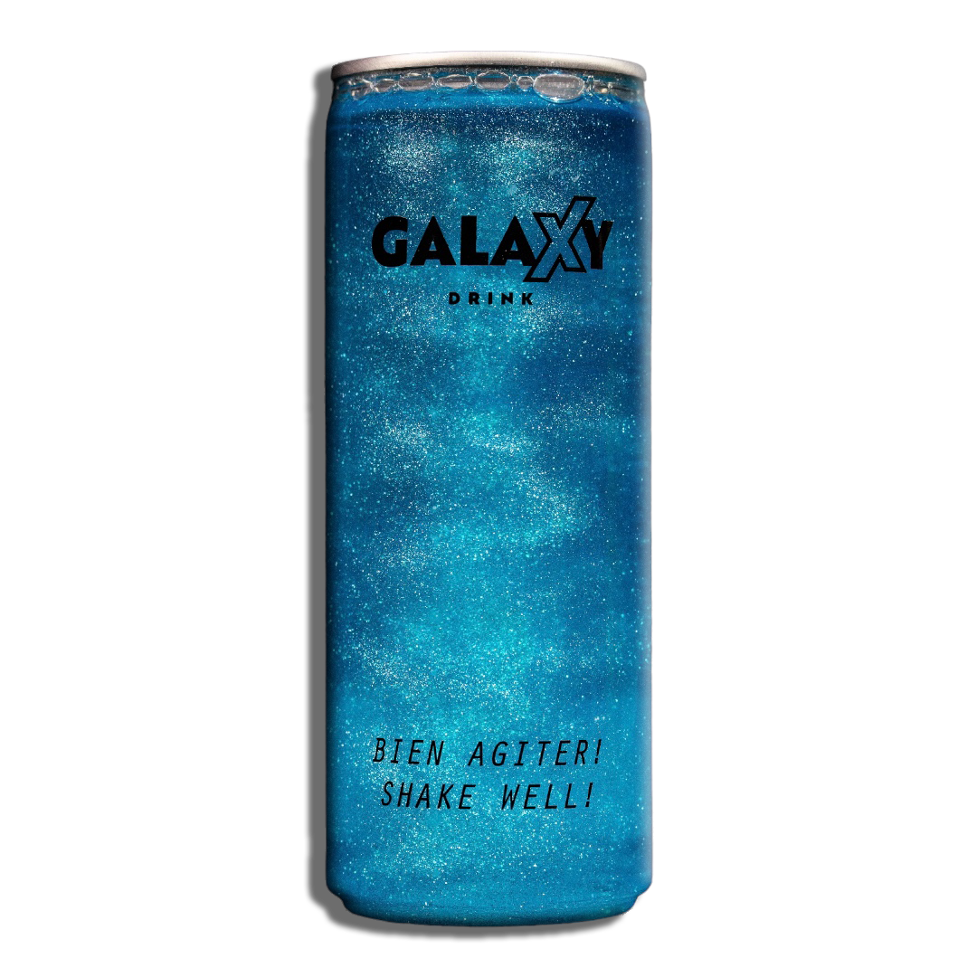 Galaxy drink bleu framboise bleu